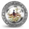 Тарелка декоративная из олова "Фазан" Artina SKS 11765