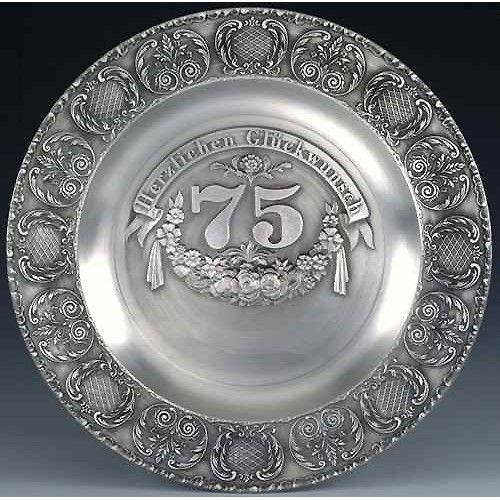 Тарелка декоративная из олова Artina SKS 11075